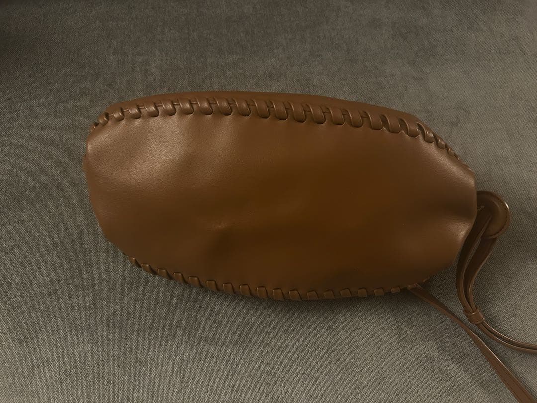 ゆっこりんさま専用_VASIC ブラウン レザー ショルダーバッグ