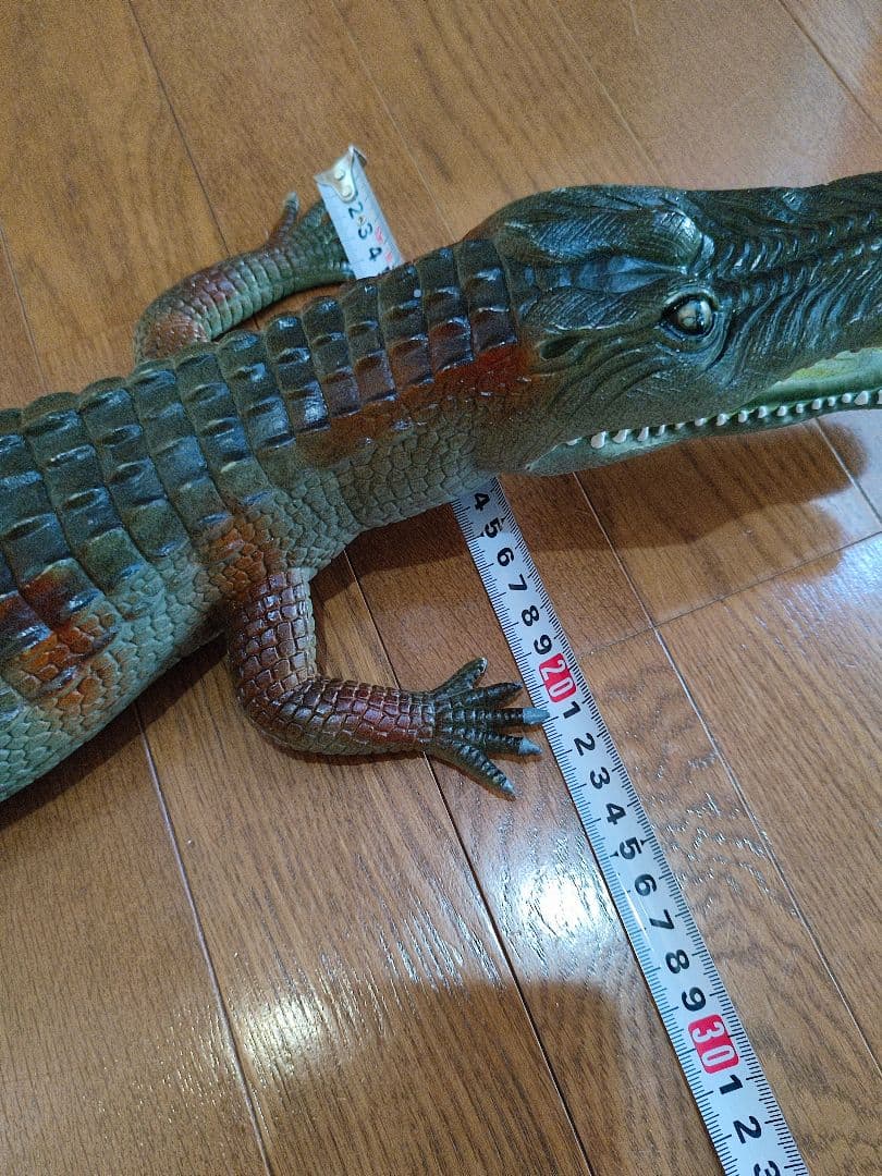 リアル！ワニフィギュア　アリゲーター　わに　クロコダイル　フィギュア　置物