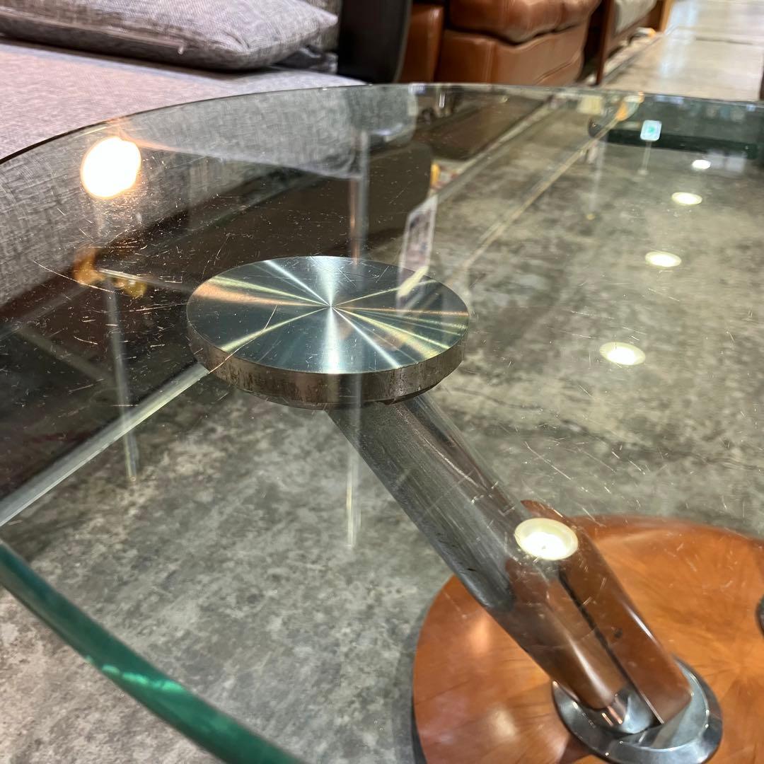 ドイツ ロナルドシュミット ガラス 可動式センターテーブル IDC 大塚
