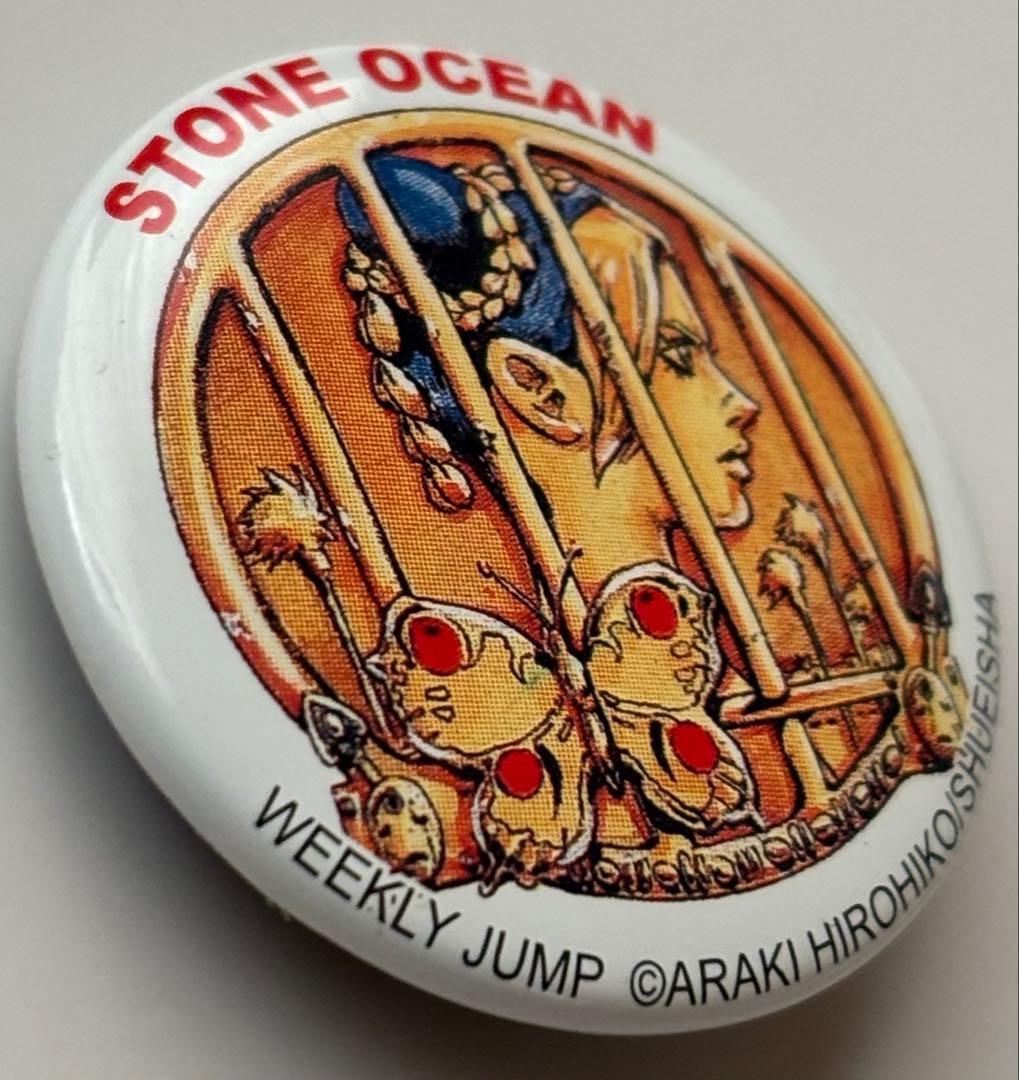 ジョジョの奇妙な冒険 第6部 ストーンオーシャン 空条徐倫 非売品 缶バッジ　他