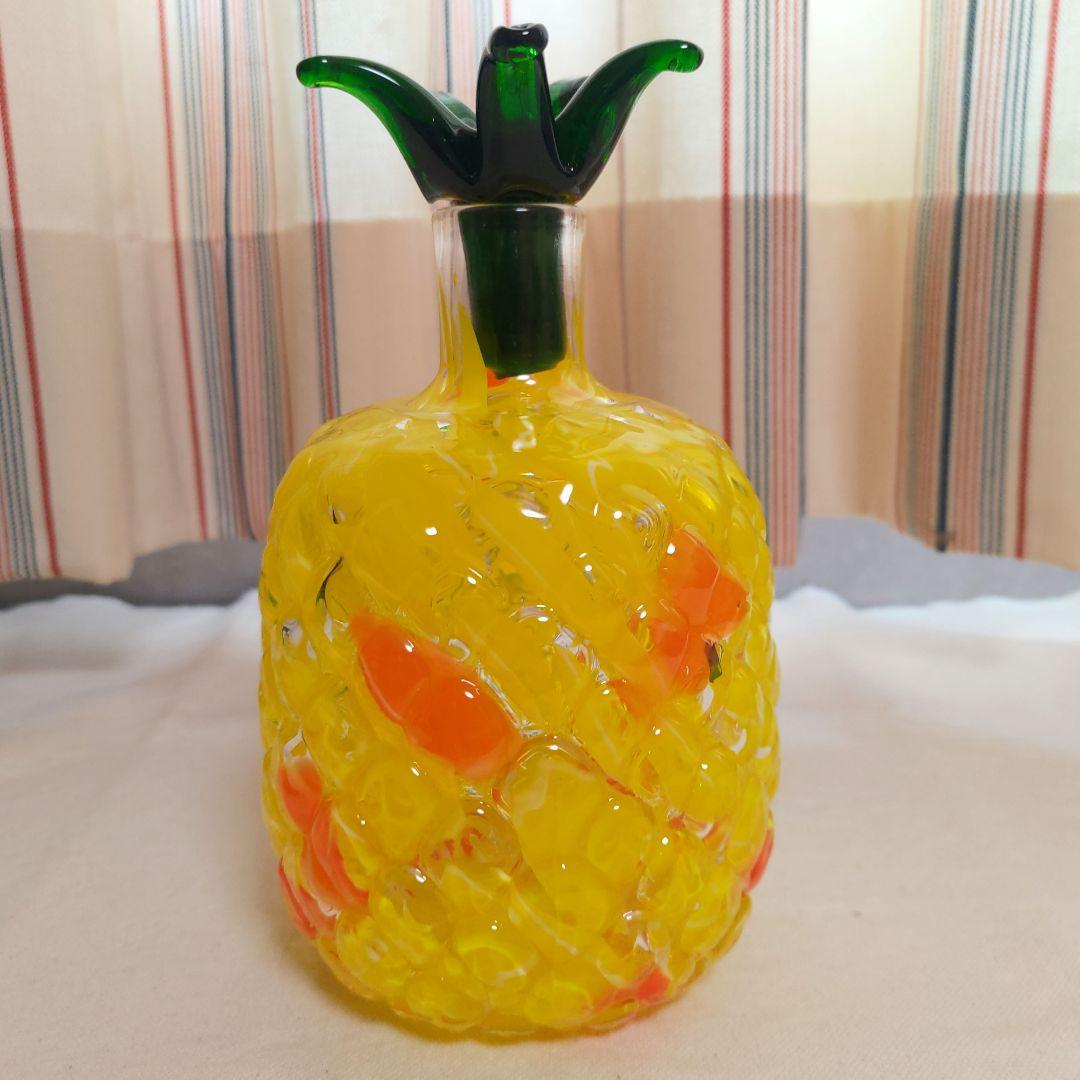 パイナップル 琉球ガラス ボトル - メルカリ