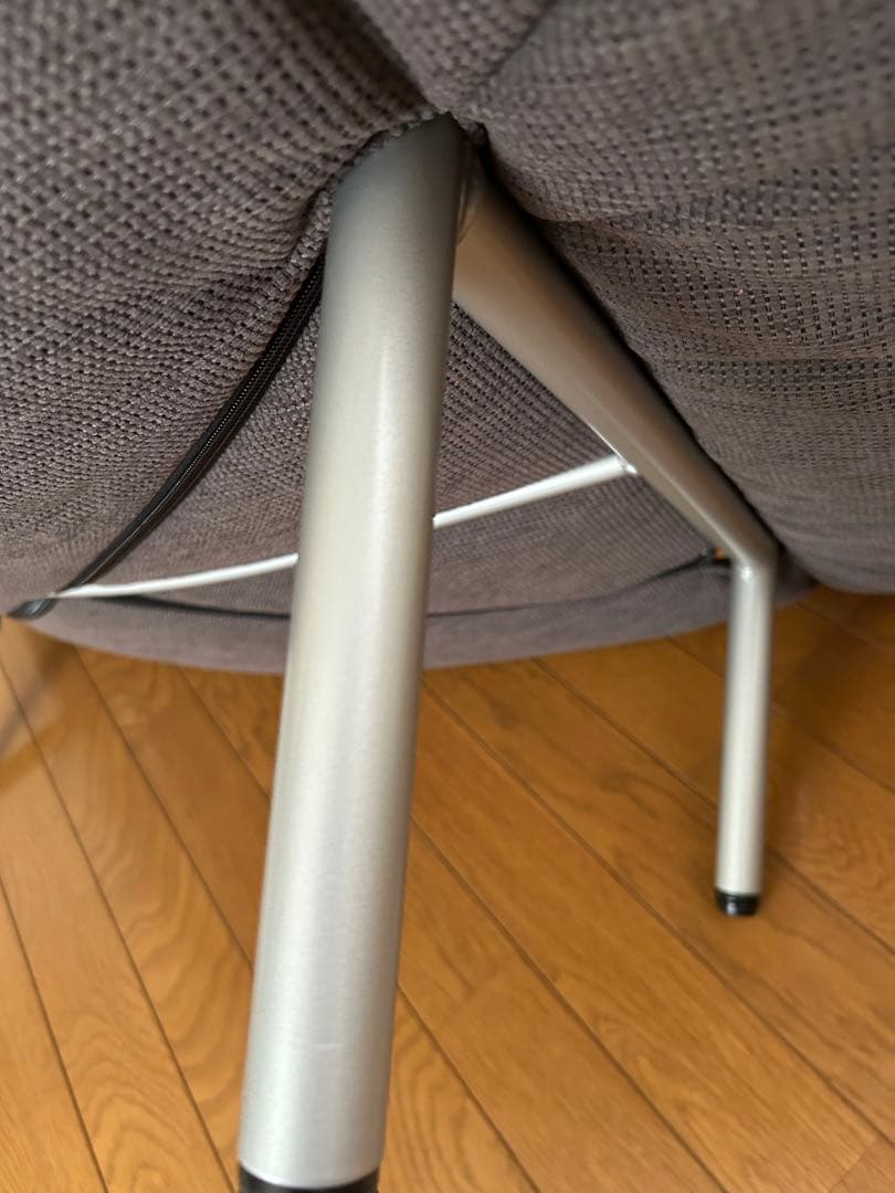 【5月15日までの出品です】リーンロゼ　カラン　パフ　オットマン　グレー