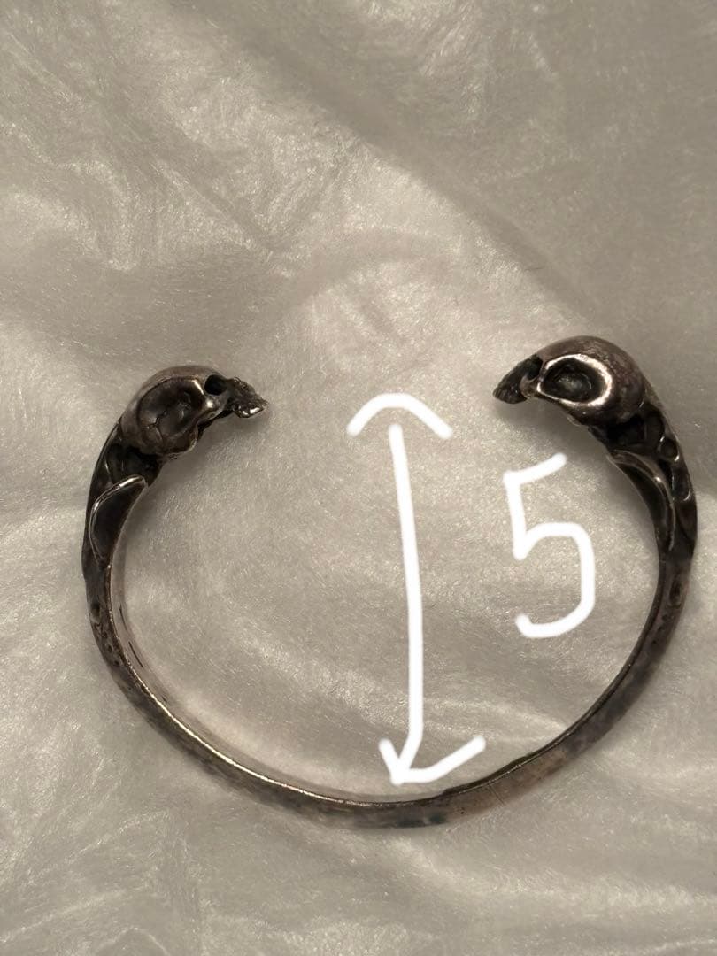 crazy pig クレイジーピッグ　バングル　シルバー 925 スカル　訳あり