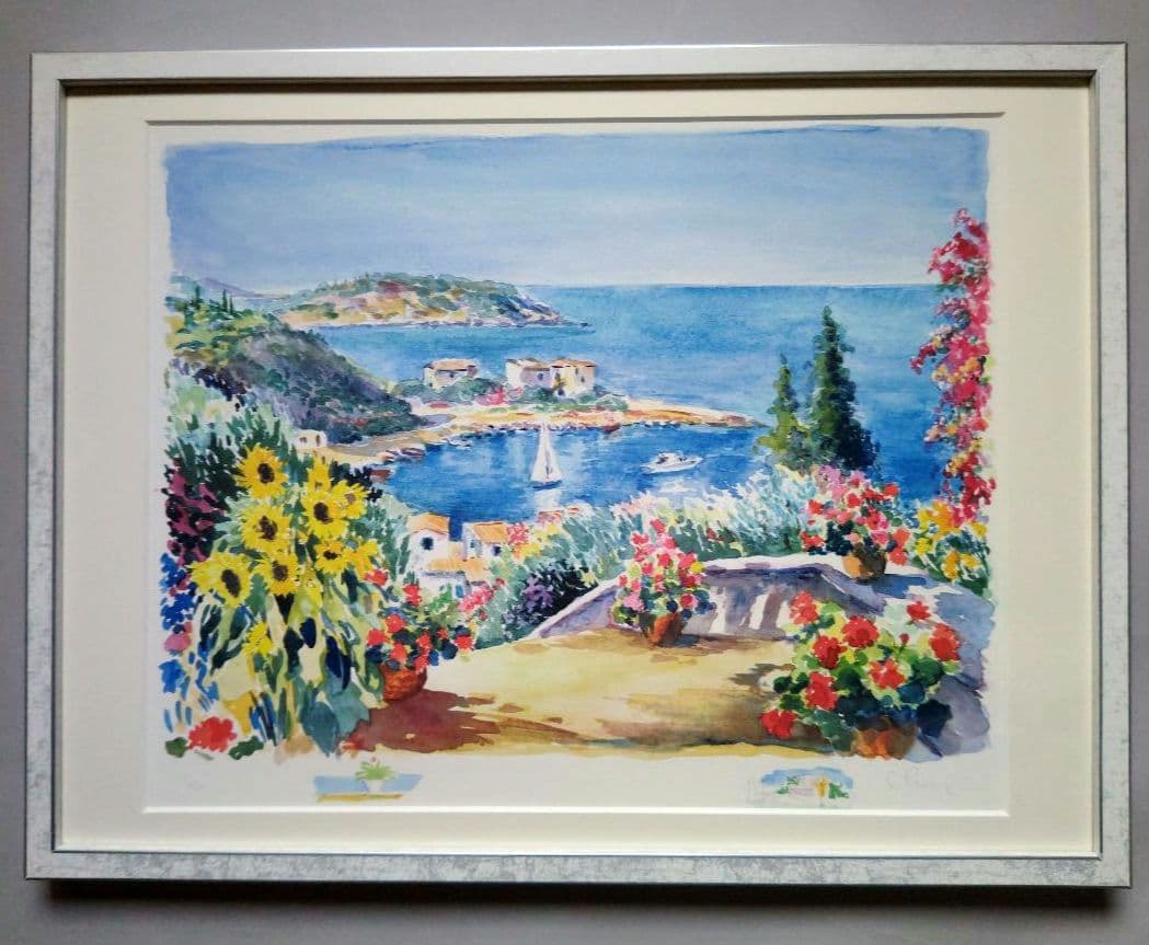 絵画 シルクスクリーン版画 額装品