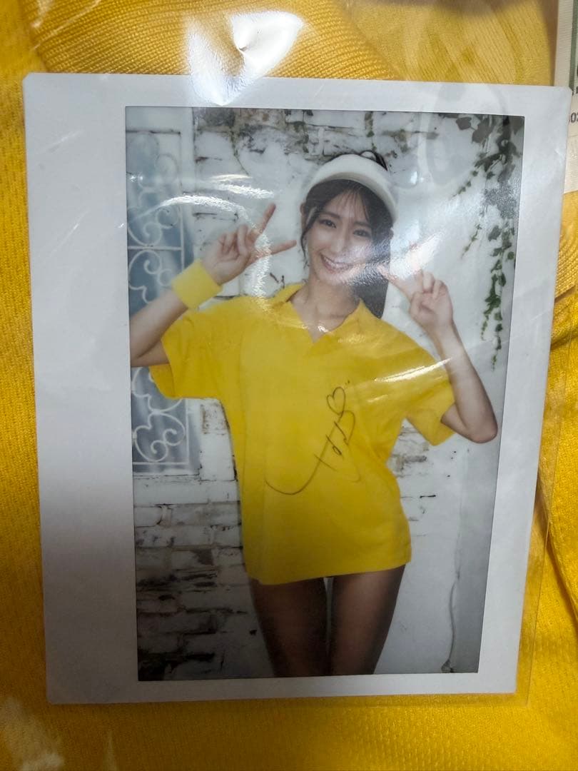 斎藤恭代 〜LUMINOUS 〜 トレーディングカード サイン入りポロシャツ