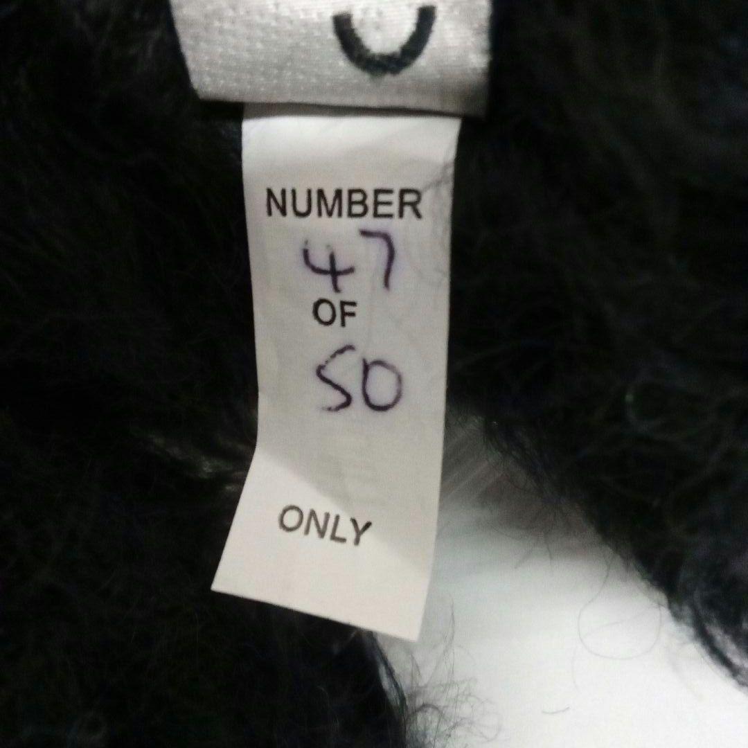 【M2512-11】メリーソート テディベア 47/50 チーキー ブラック 鈴