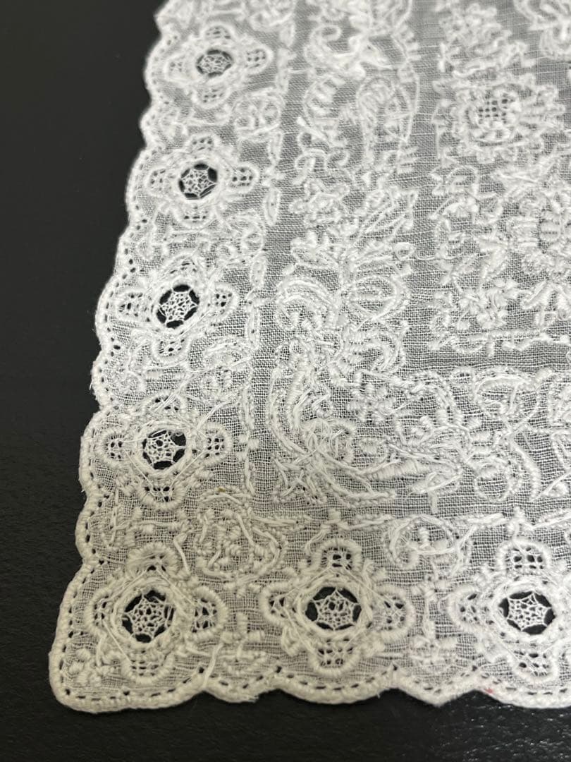 スワトウハンカチ 汕頭手刺繍 ハンカチーフ SWATOW 希少 レア 本場中国