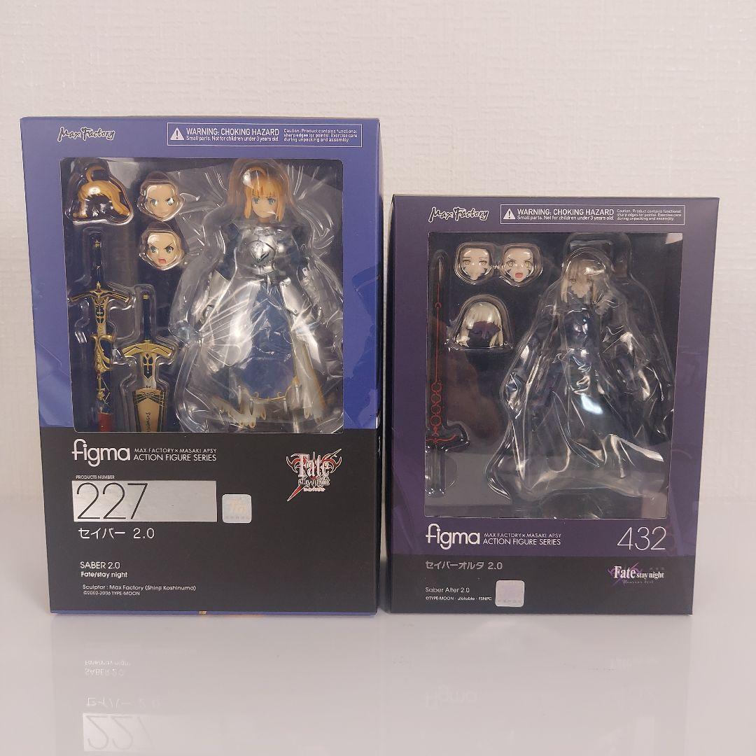 未開封)figmaセイバー2.0&セイバーオルタ2.0セット (未開封)figma