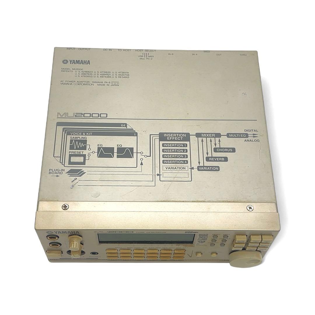 希少品】 YAMAHA ヤマハ MU2000 音源モジュール 取説付属 - メルカリ