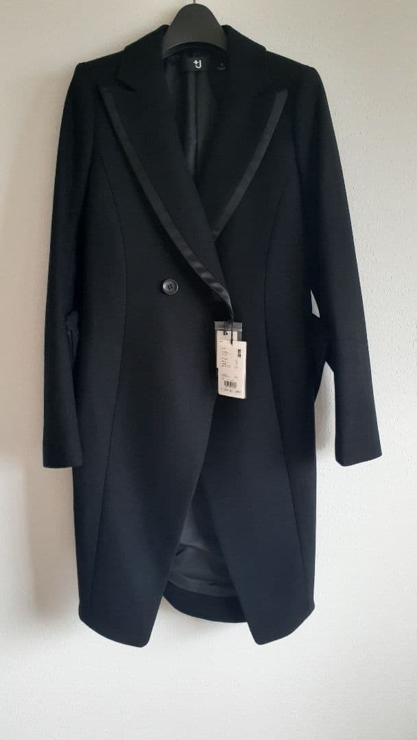 hue DAY TO EVENING ブラウン ウール コート フリーサイズ