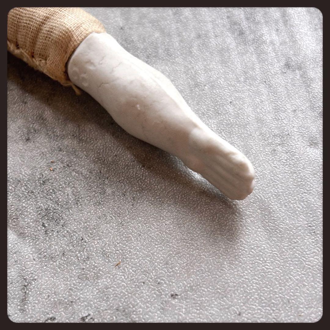 アンティーク ブロンドチャイナヘッドドール ビスクドール