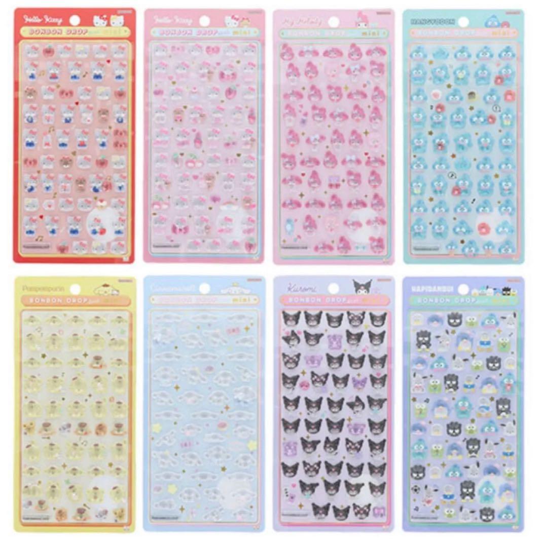 み*み様 サンリオ ボンボンドロップシール mini Sanrio 正規品 コン