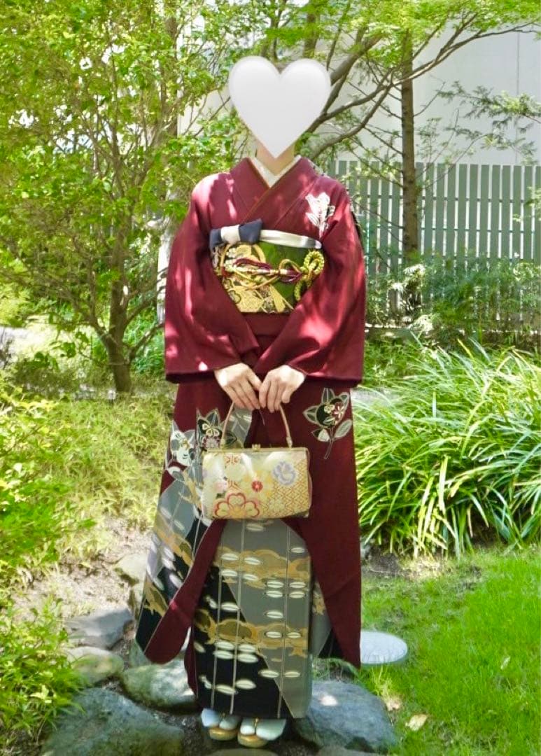 2025年最新】赤 振袖の人気アイテム - メルカリ セミアンティーク 振袖