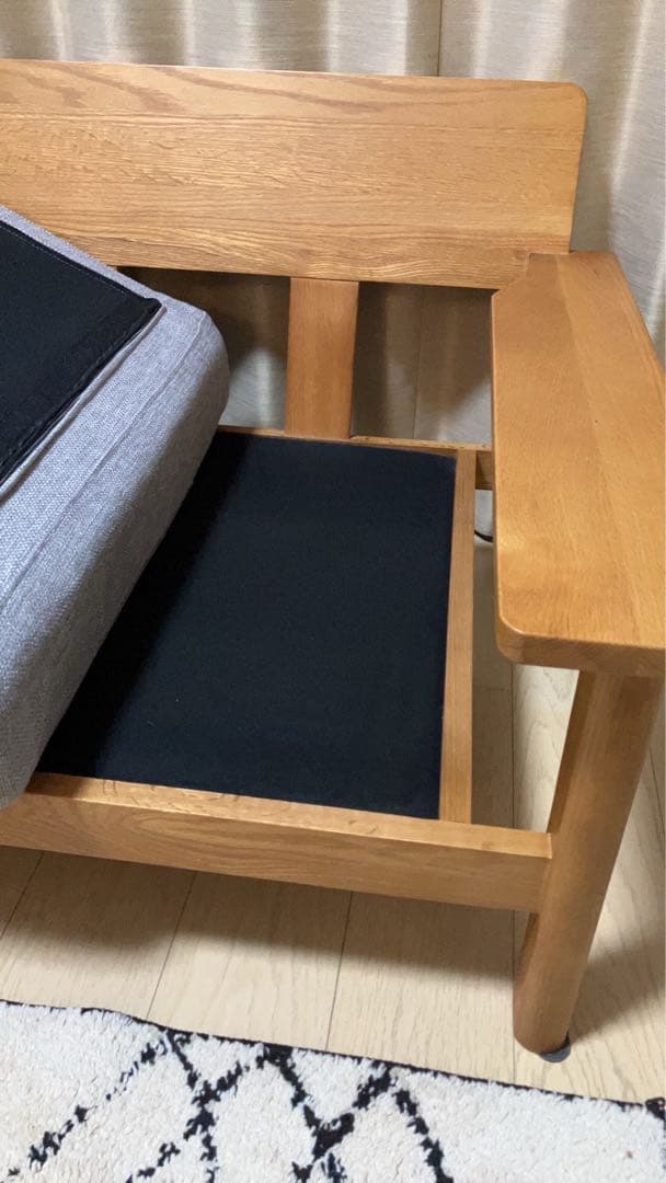 unico 2人掛け ソファ グレー KIRP 美品