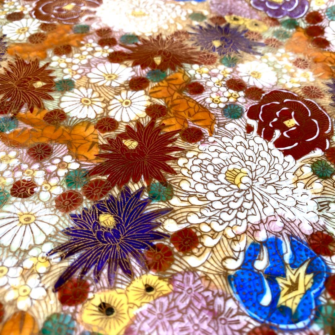 九谷焼 飾り皿 直径30cm 陶仙 絵皿 工芸品 皿立て付き