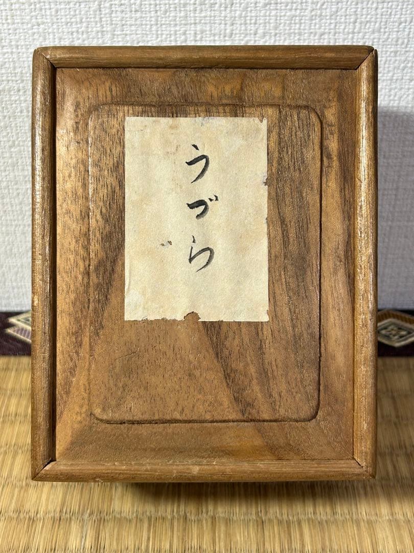 銅製　うづら　香炉　桐箱