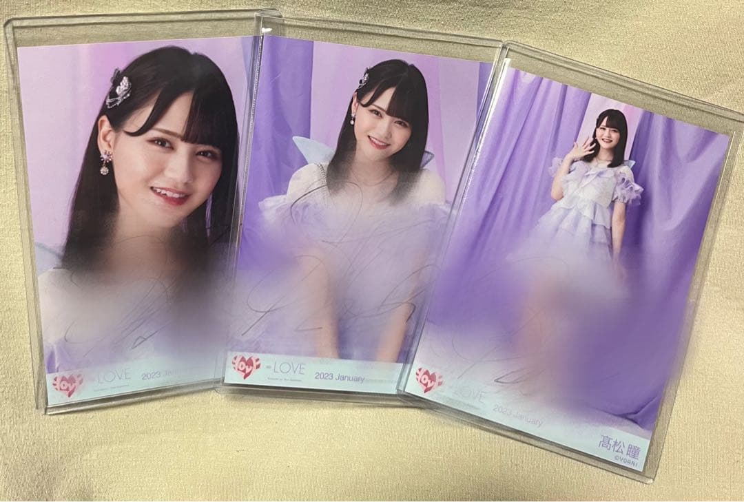 イコラブ =LOVE 髙松瞳 5周年コンサート衣装 妖精 直筆 コンプ