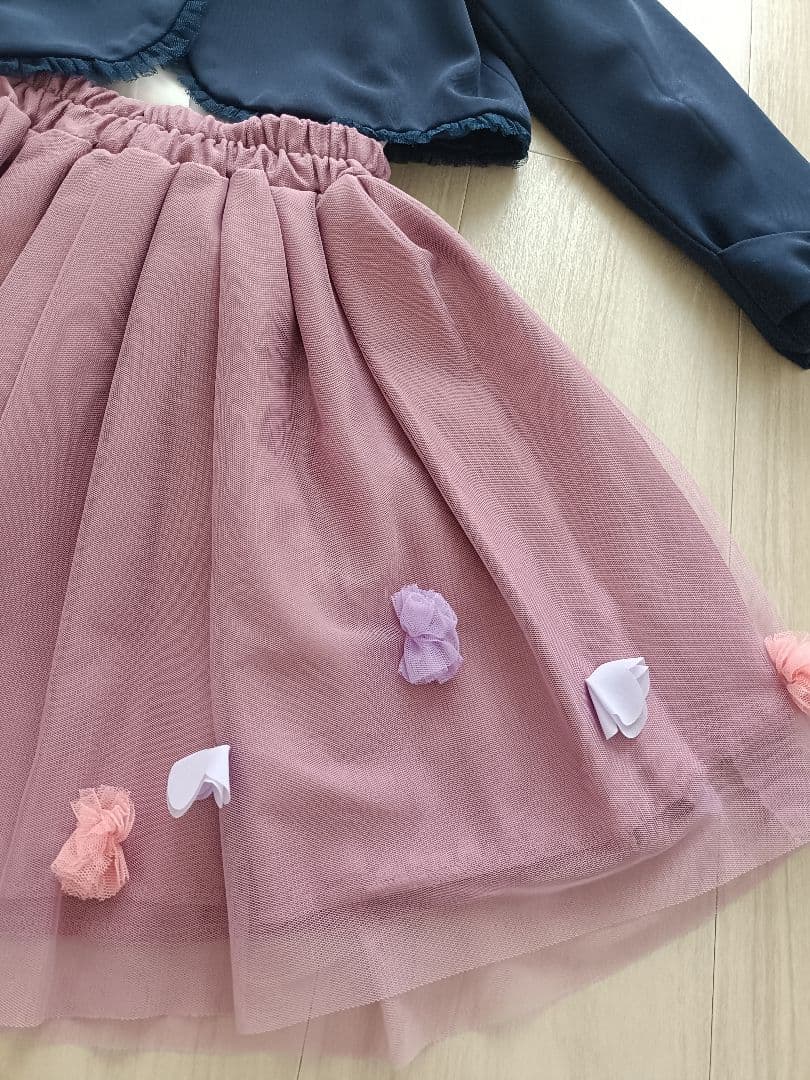 美品♡パンパンチュチュ　フォーマル　 セット　入学式 コサージュつき