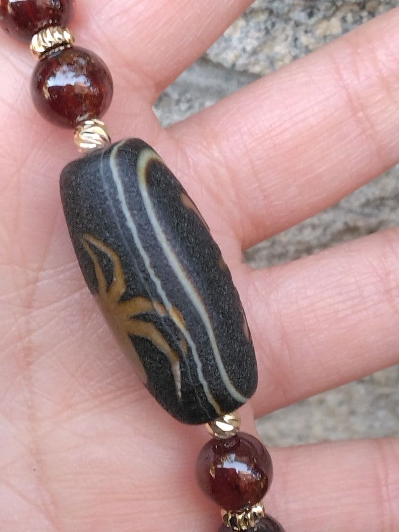 蜘蛛天珠➕福寿天珠ブレスレット⭐火供天珠❇護符霊符強力⭐龍神ζ生霊返し⭐呪詛返し