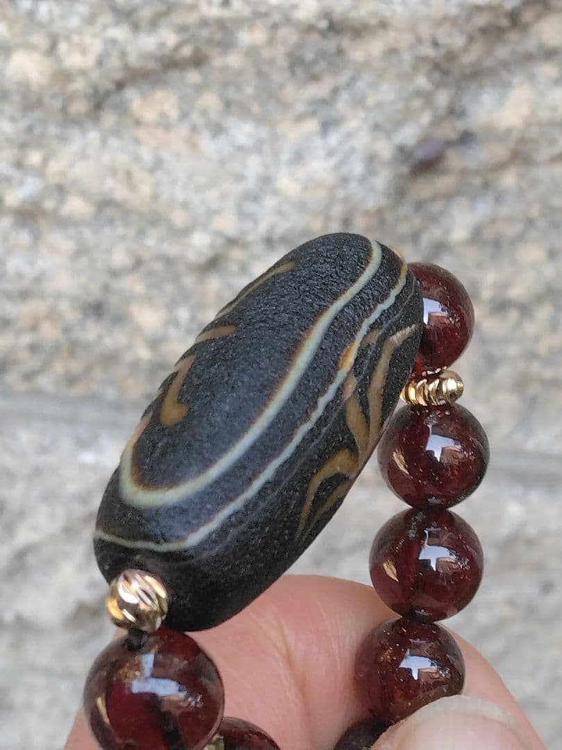 蜘蛛天珠➕福寿天珠ブレスレット⭐火供天珠❇護符霊符強力⭐龍神ζ生霊返し⭐呪詛返し