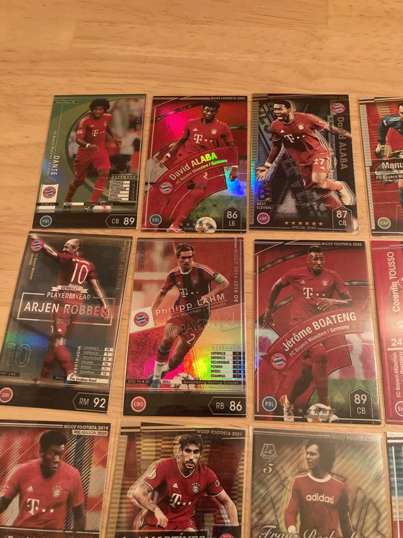 wccf footista バイエルン　25枚セット