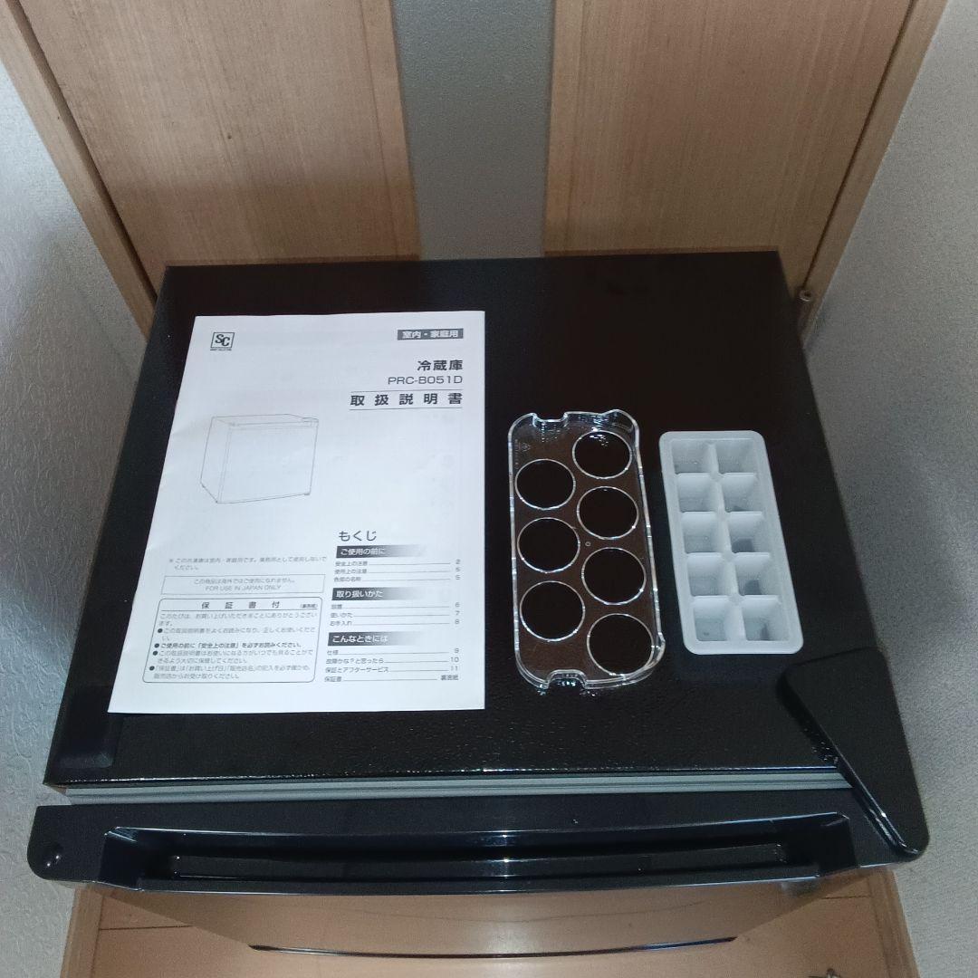 美品　小型冷蔵庫　アイリス　PRC-B051D-8 1ドア冷蔵庫　24年製