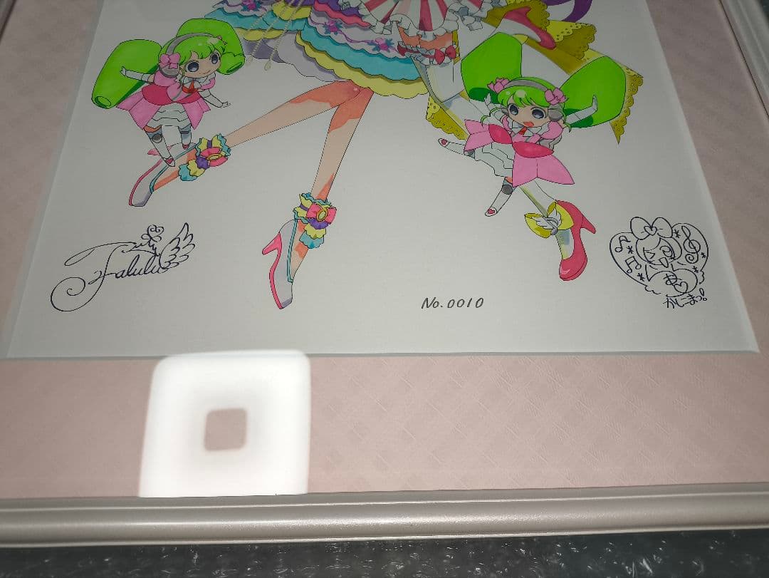 プリパラプリモアートアートボード複製原画受注限定真中らぁらファルル