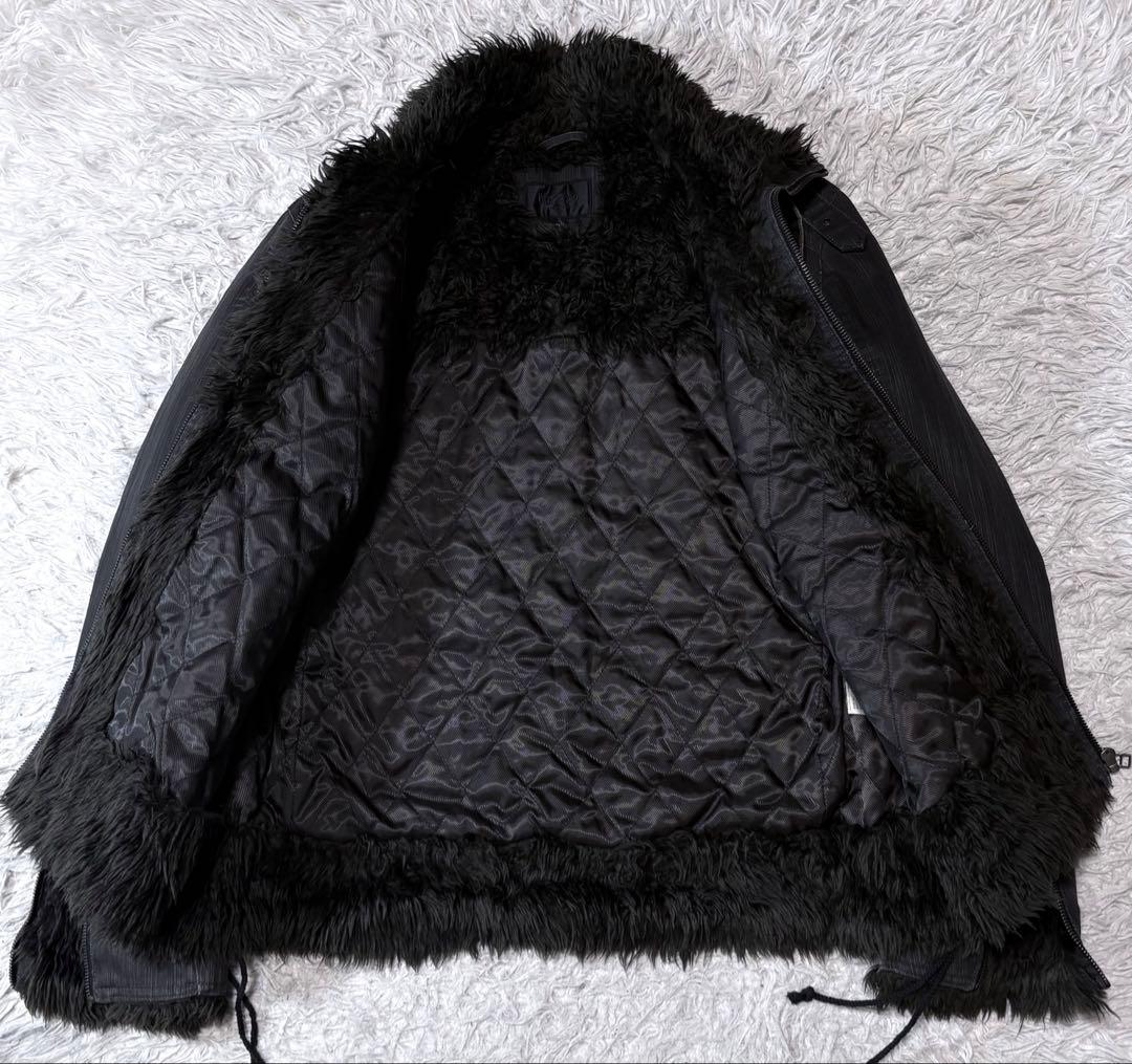 00s grunge far riders jacket y2k