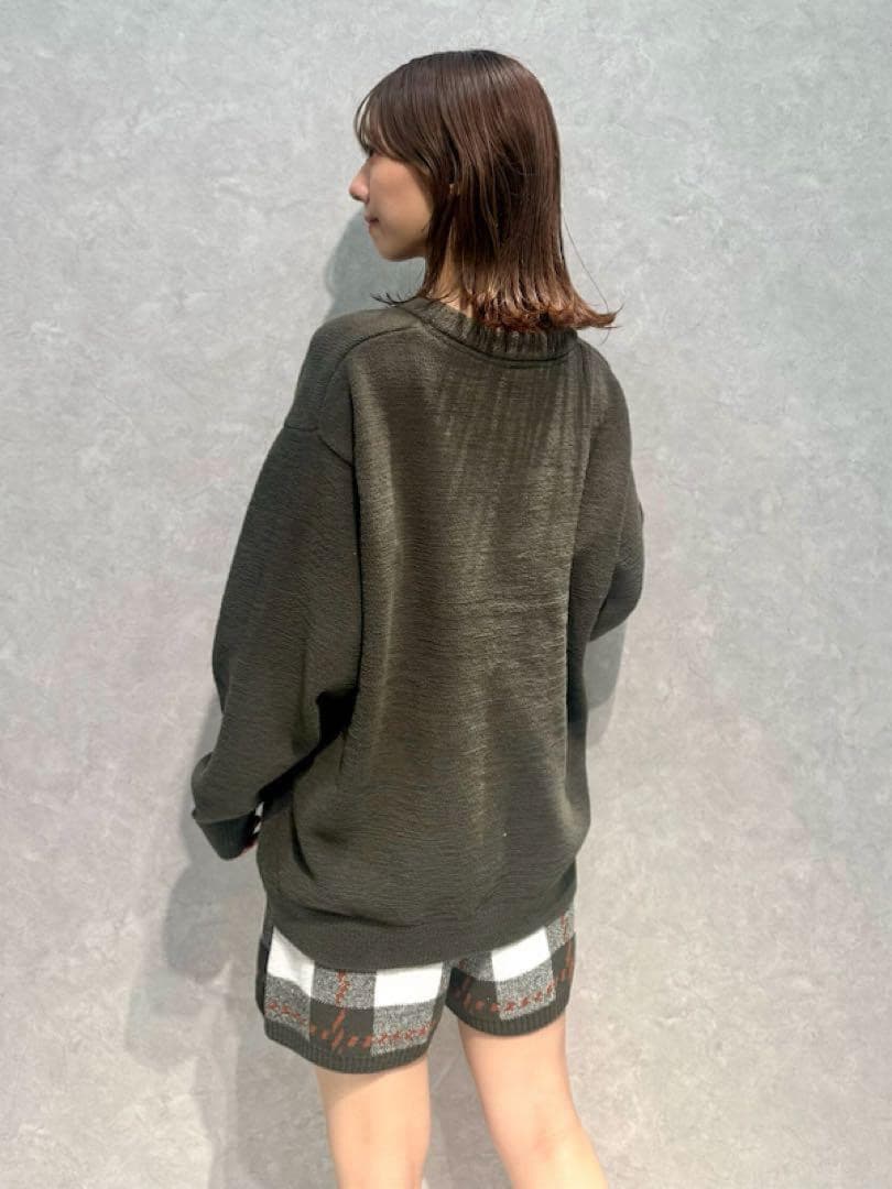 ジェラートピケ プルオーバー&チェックショートパンツ 上下セット キャバリア