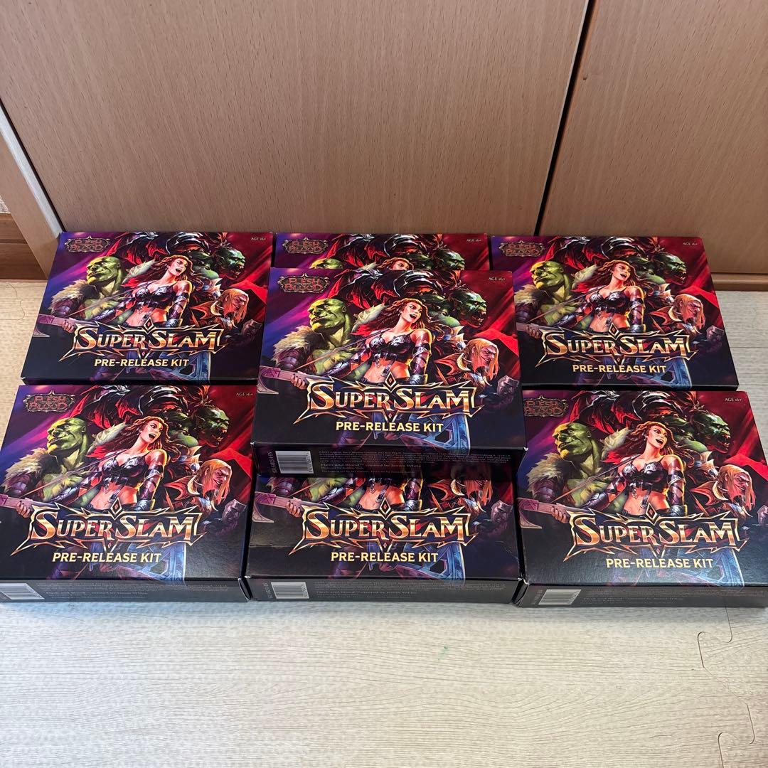 FaB SUPER SLAM 闘魂激突 英語 プレリリースキット 未開封7box 闘魂激突（Super Slam） - Flesh and Blood TCG