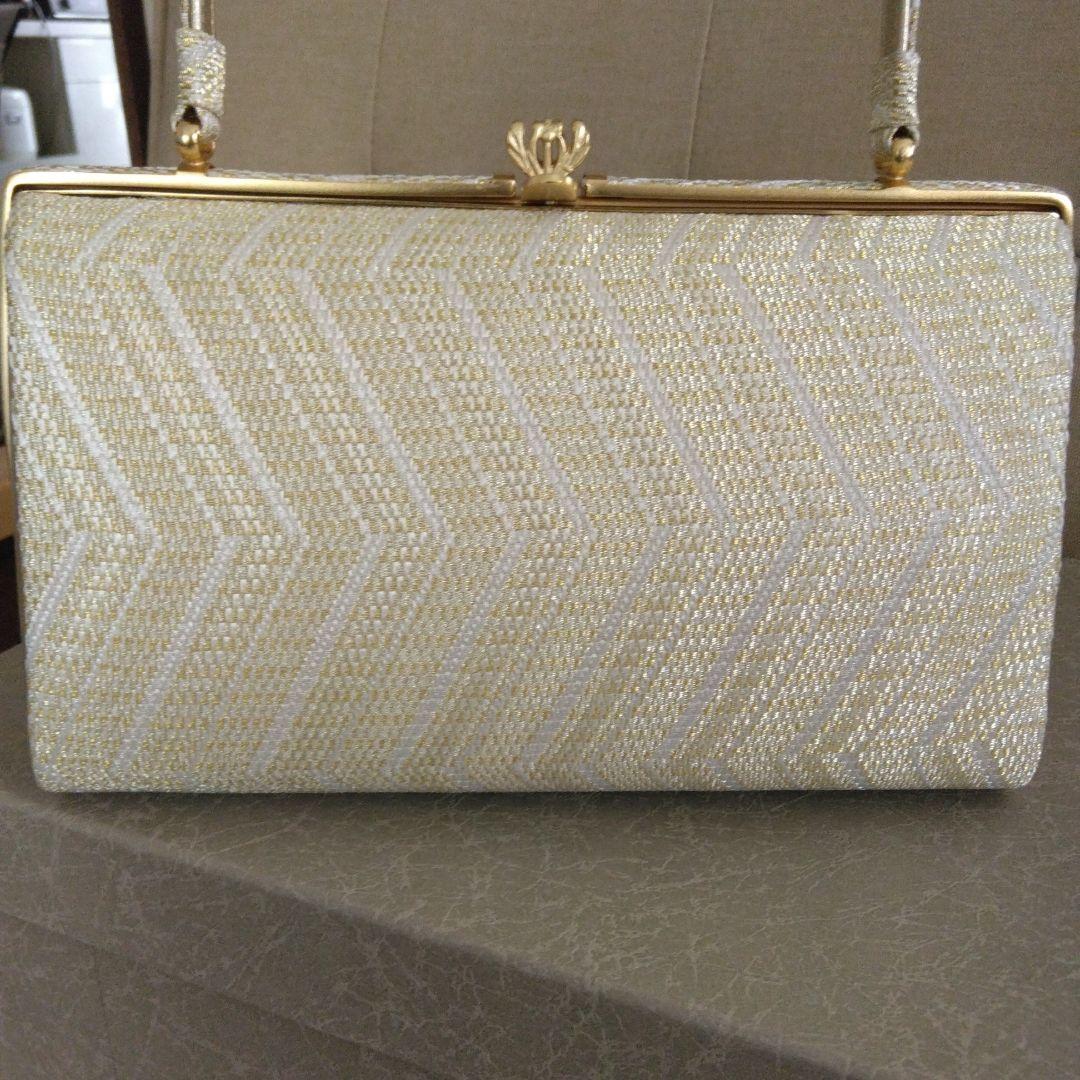 ハンドバッグとゴールド草履セットMサイズ