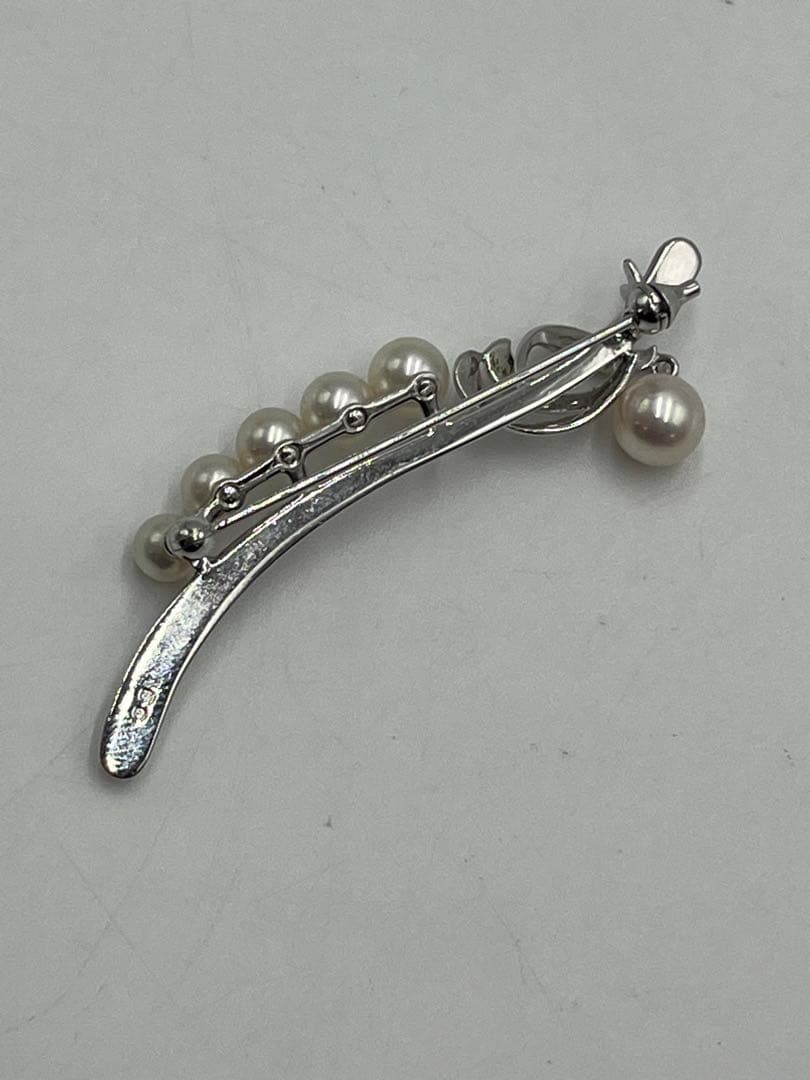 MIKIMOTO ミキモト アコヤベビーパール ブローチ SV