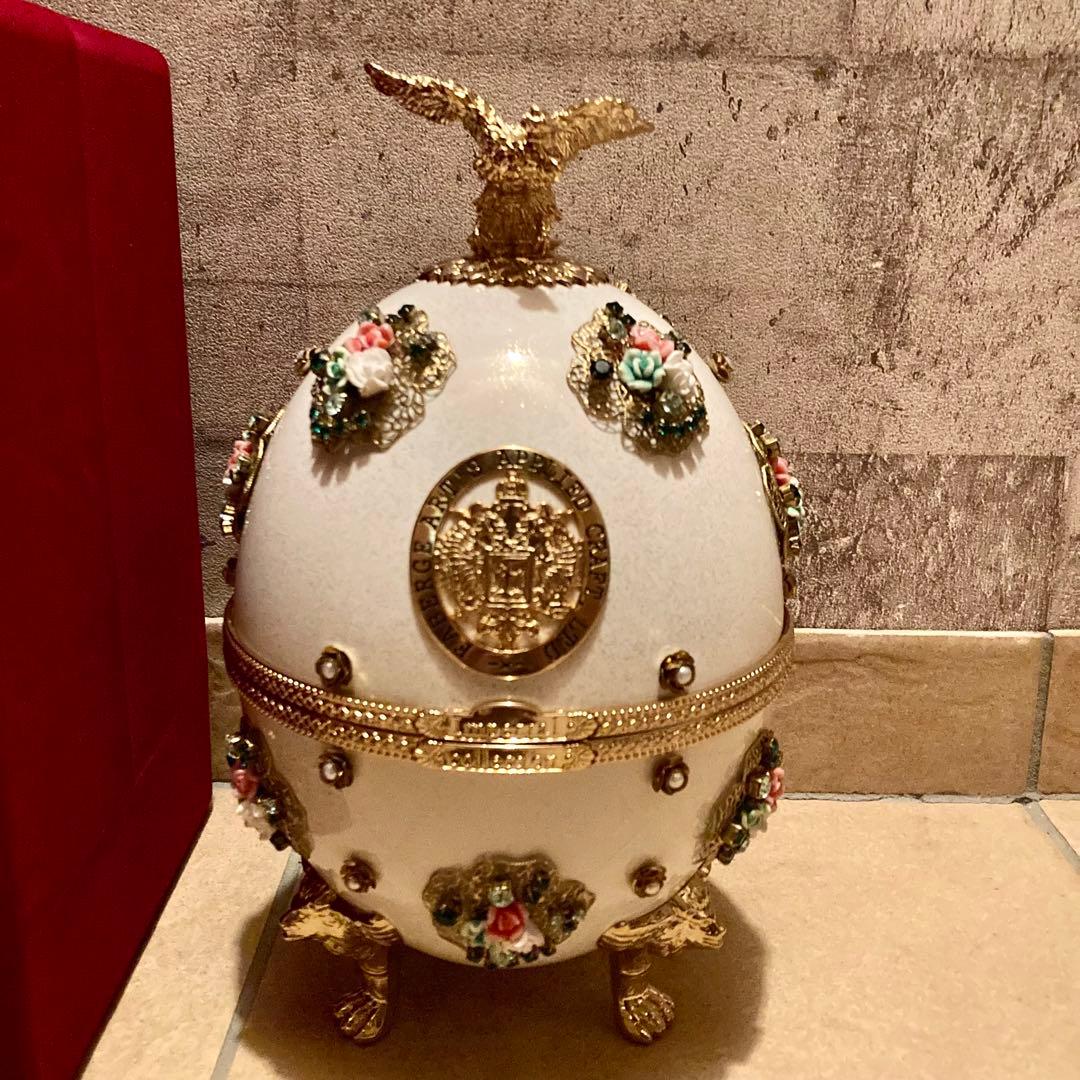 ラドガ インペリアル コレクション イースターエッグ パール ホワイト