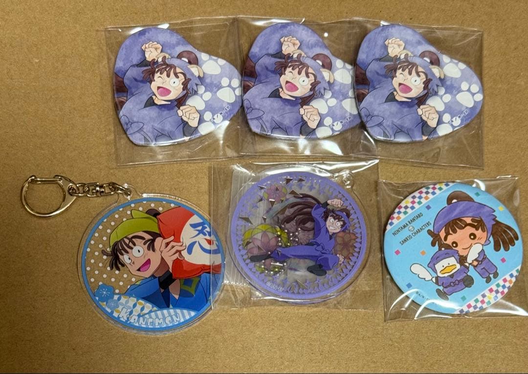 忍たま ナンジャ 幻の餃子を入手せよの段 ハート缶バッジ 勘右