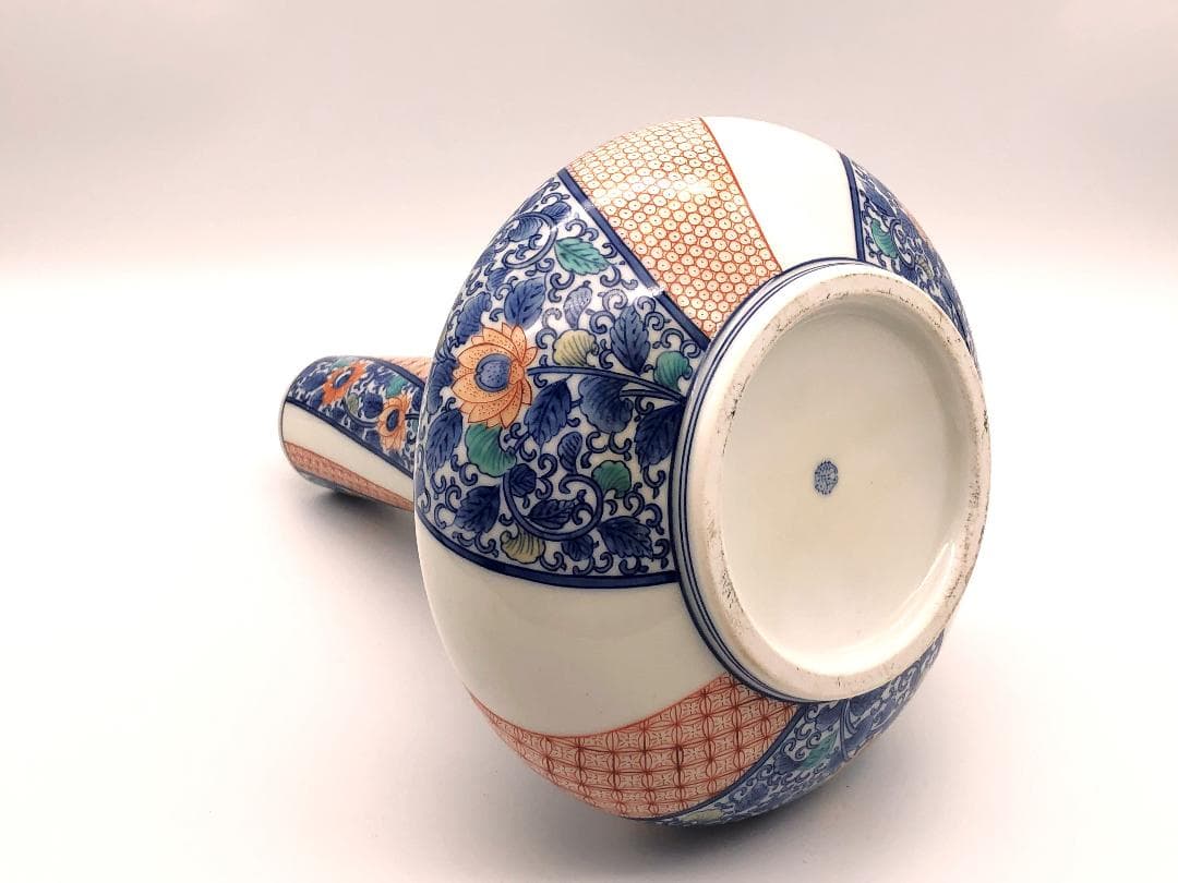 鍋島御庭焼 花生 】 捻り地紋 真正品 ご参考＠170万 - メルカリ