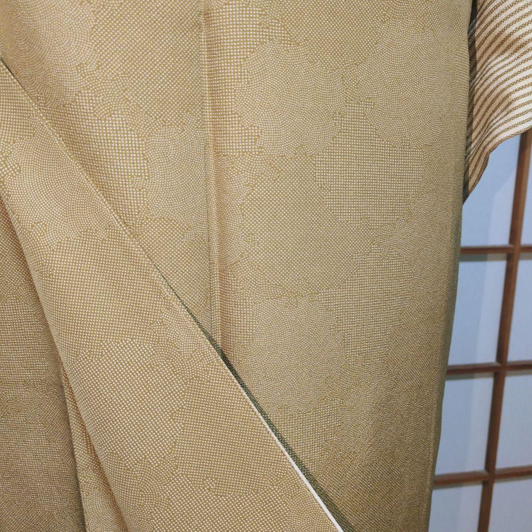 美品 江戸小紋 三役寄せ柄訪問着 丈161.5 裄67 ガード加工 - メルカリ