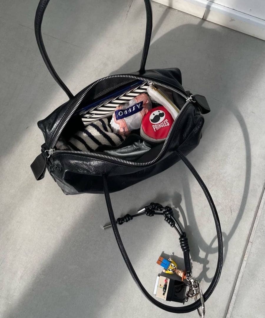 ear PAPILLONNER ロングハンドルボストンバッグ