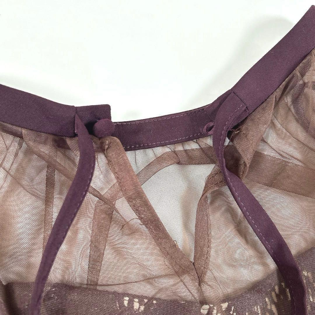 Dorry Doll　シフォンボレロセットメニーウエイドレス　ダークブラウン　M