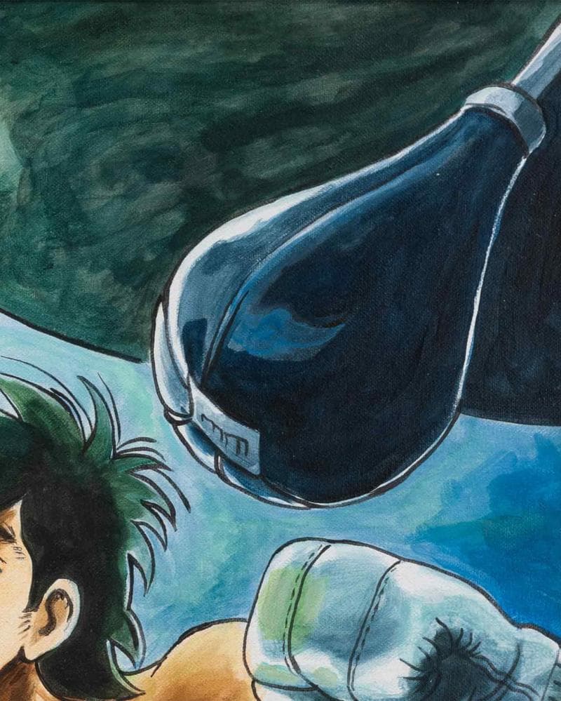 油彩肉筆絵画作者不明表にサイン