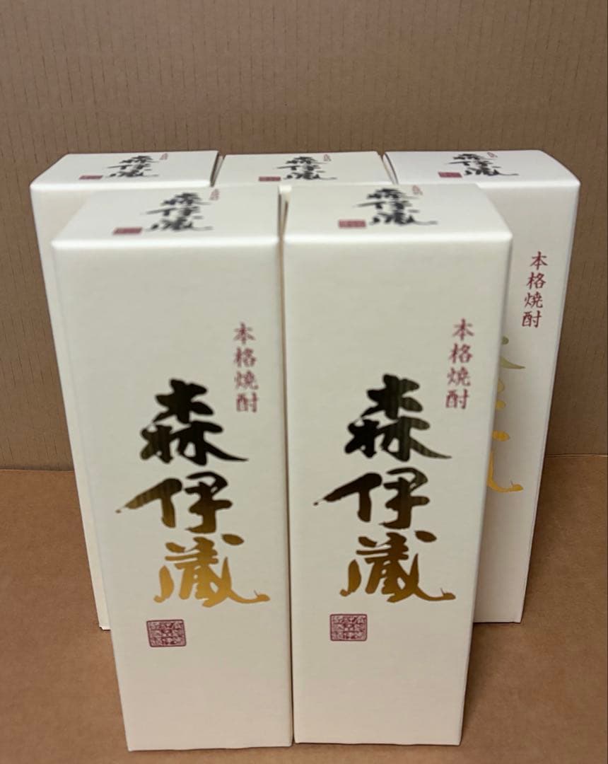 5本セット 森伊蔵 金ラベル 720ml 芋焼酎 もりいぞう 未開栓