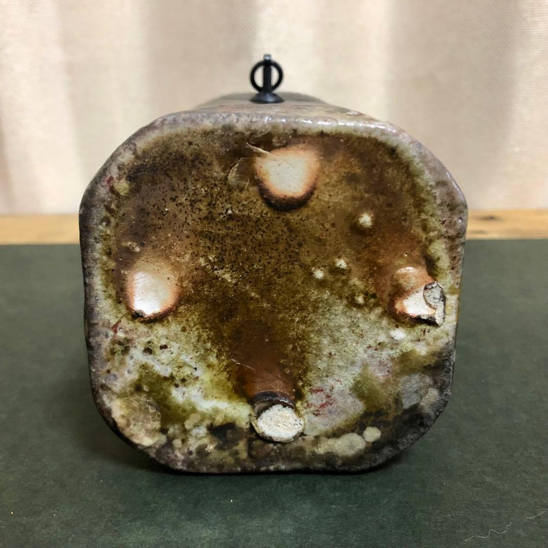 佐久知炎仙 秘色南蛮花器 茶道具 共箱 掛花入 - メルカリ