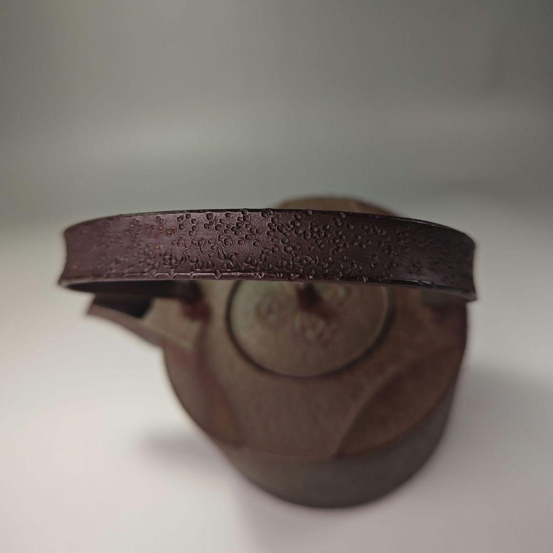 ウ318 銚子『釜師　須藤浄義造』『七宝　銚子　共箱　鉄製』茶道具