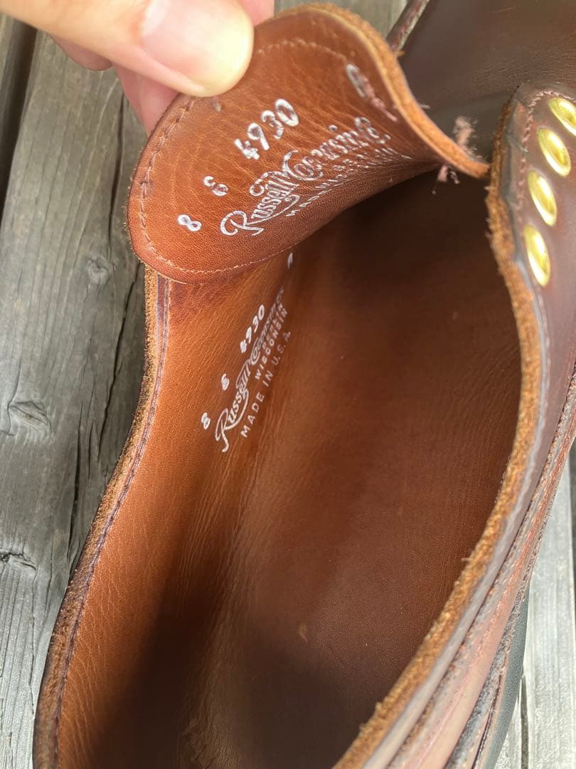 ラッセルモカシン　トリプルヴァンプ　RUSSELL MOCCASIN