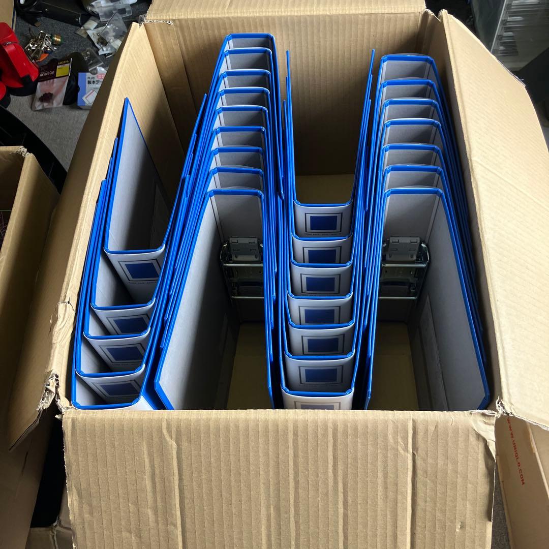 コクヨ エコツインR A4-S 青 2リングファイル28冊セット Amazon | コクヨ パイプ式ファイル エコツインR 両開き A4 2穴 1000枚