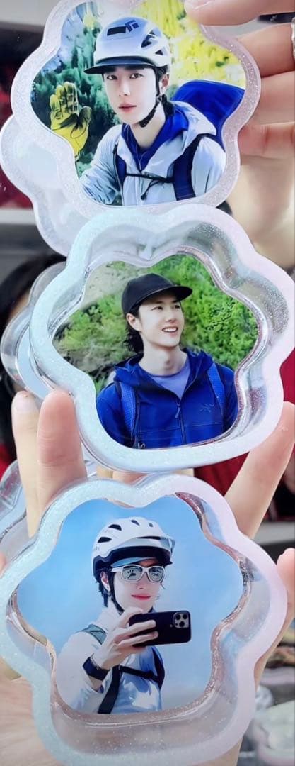 王一博 二層構造の猫の肉球レジン収納ボックス❣️6セット❣️確認用❣️0106