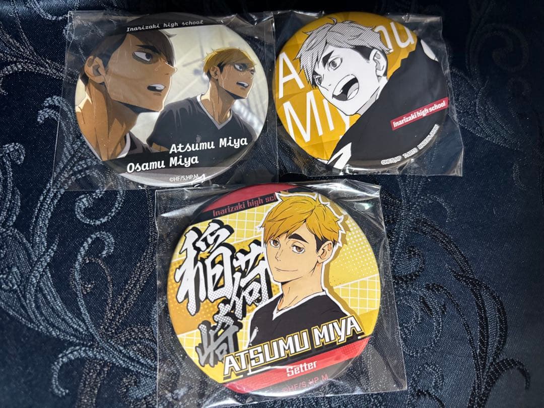 ハイキュー 缶バッジ 宮侑 宮治 カラパレ - メルカリ
