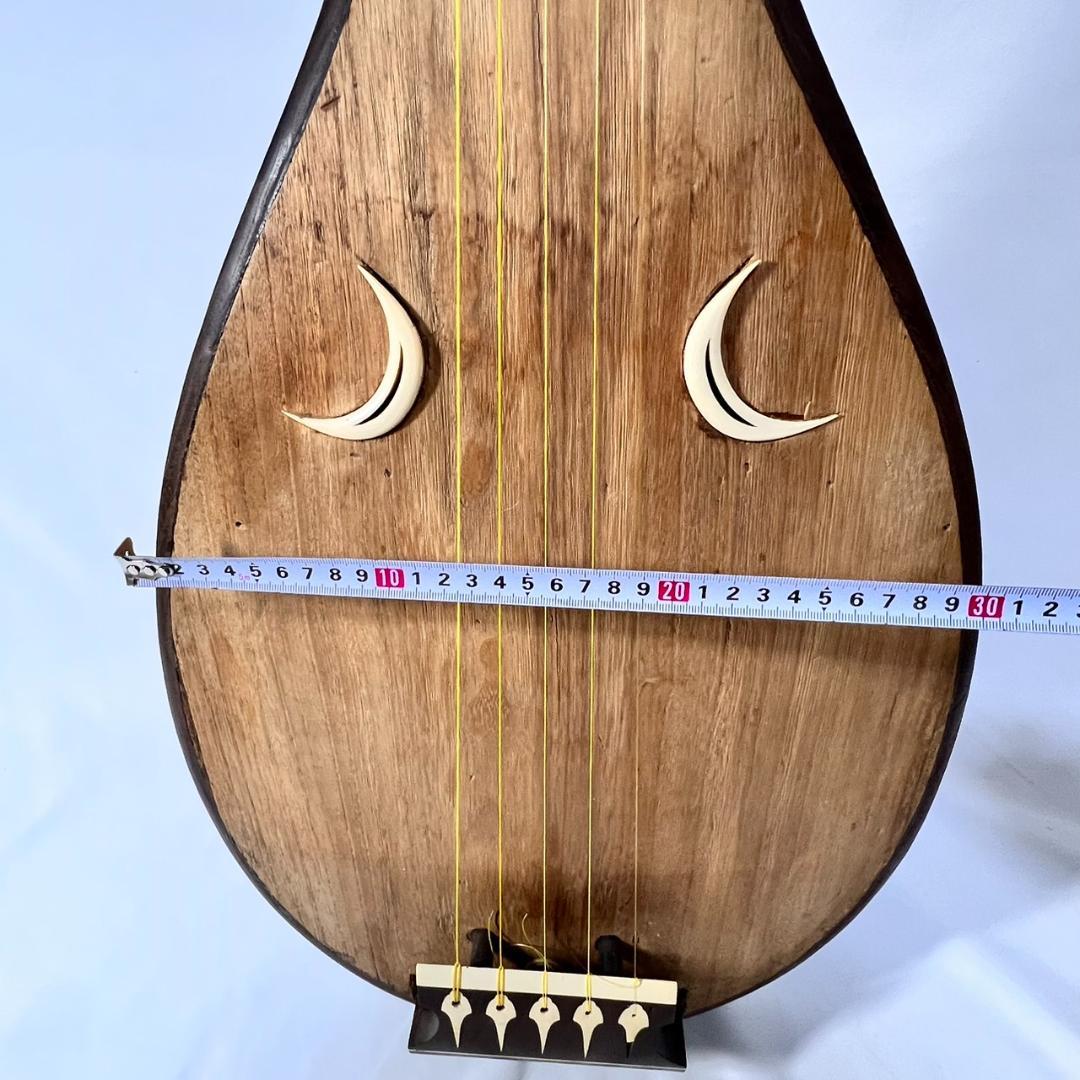 筑前琵琶 四弦五柱 四弦五柱筑前琵琶 壊れあり 骨董品（