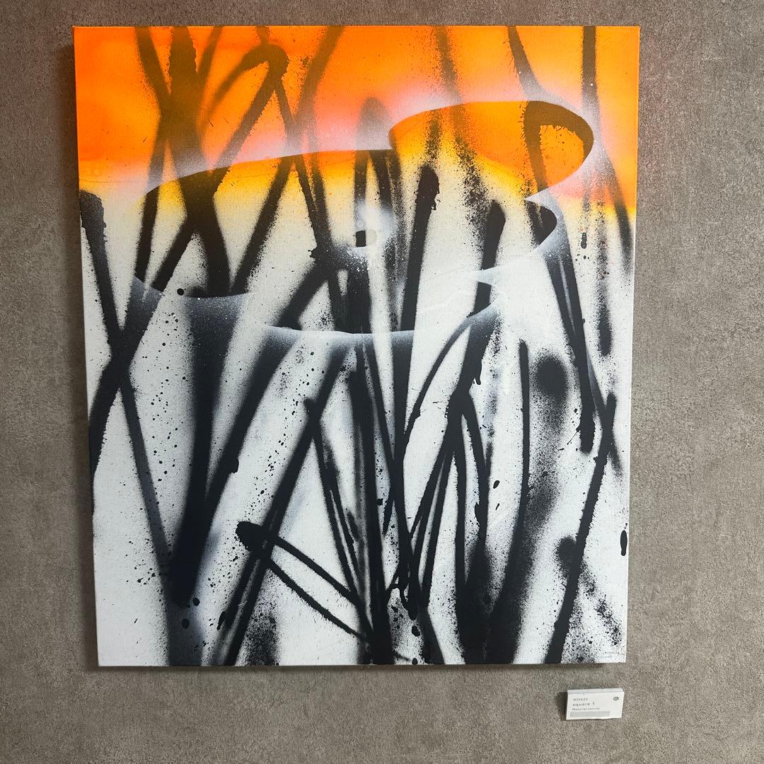 コンテンポラリー作家,大澤哲郎「untitled to-497」F80号アクリル