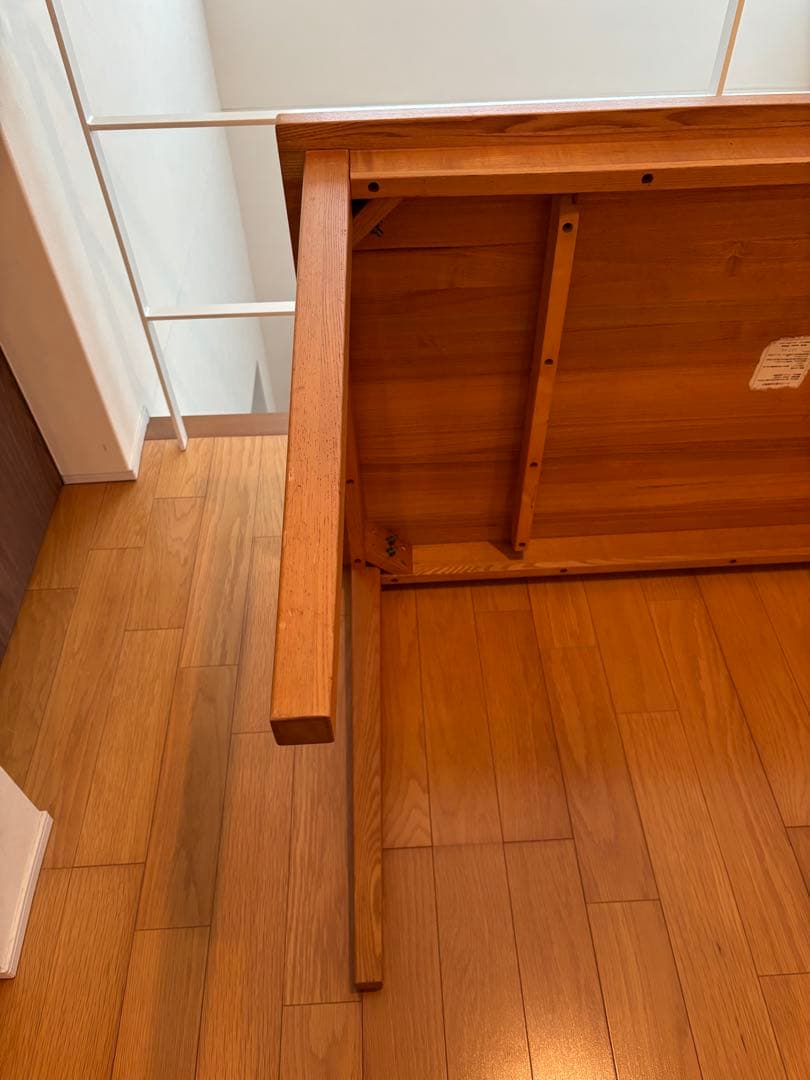 【無印良品】天然木　タモ材　ダイニングテーブル　美品