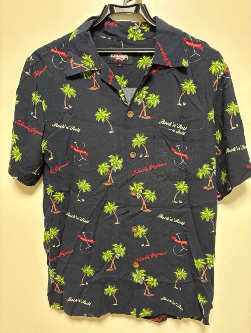 うどん様専用 矢沢永吉 アロハシャツ Lサイズ EIKICHI YAZAWA